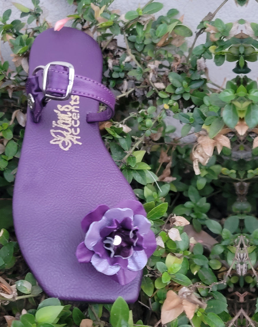 Belle Sandals - Purple