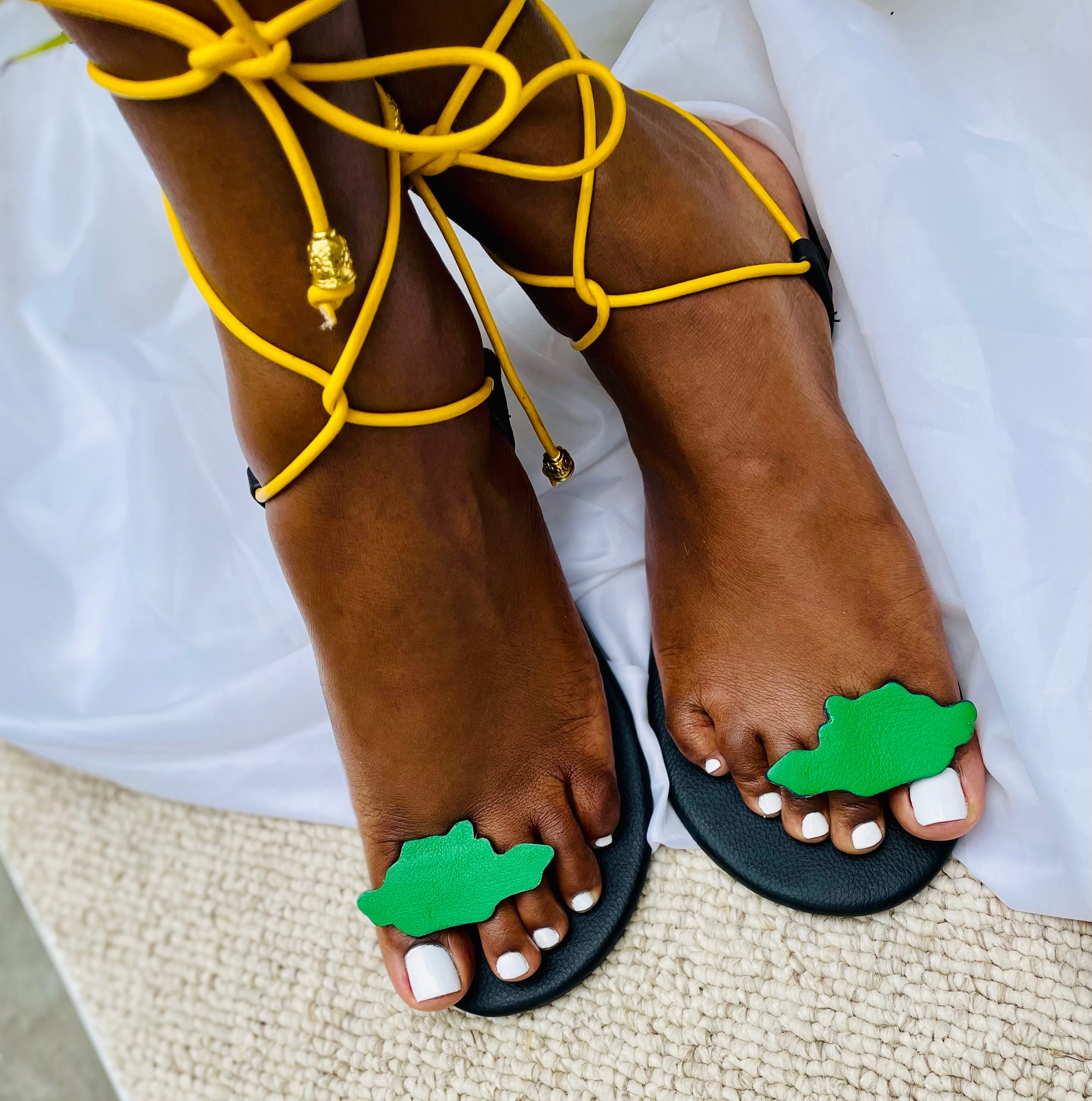Sweet Jamaica Wrap Sandals